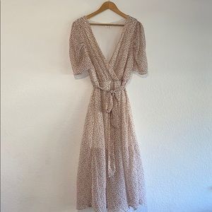 Floral midi dress. Size XL